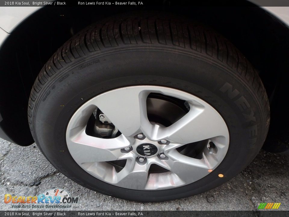 2018 Kia Soul Bright Silver / Black Photo #10
