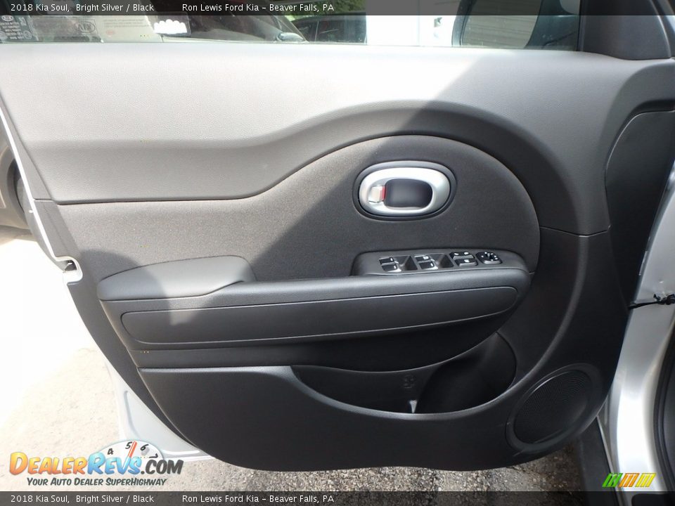 2018 Kia Soul Bright Silver / Black Photo #14
