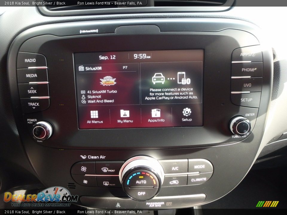 2018 Kia Soul Bright Silver / Black Photo #19