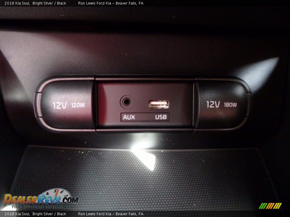 2018 Kia Soul Bright Silver / Black Photo #20