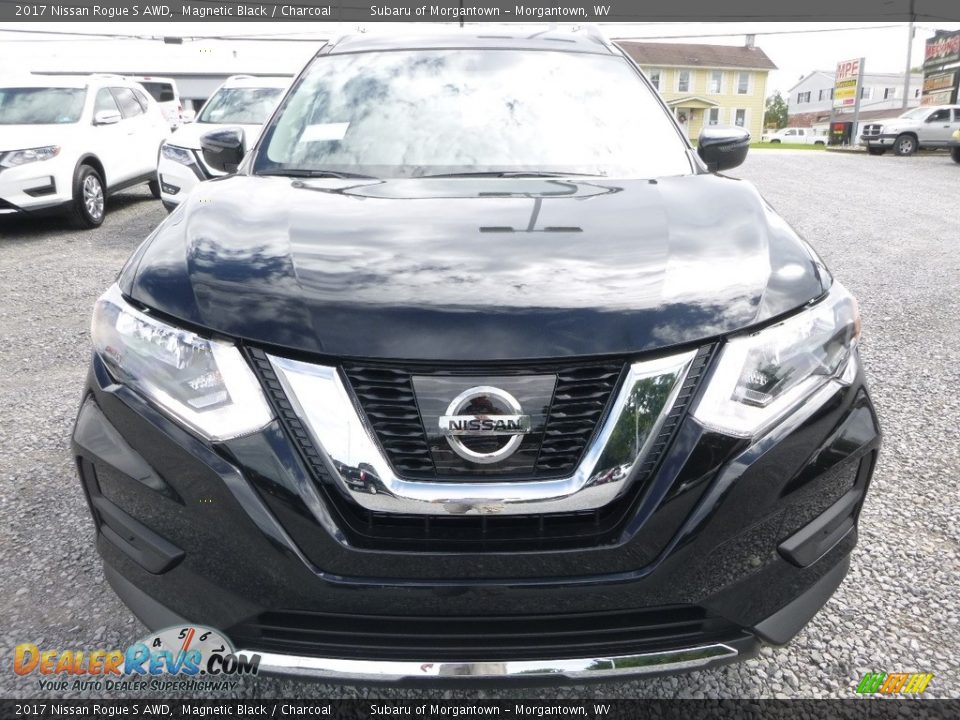 2017 Nissan Rogue S AWD Magnetic Black / Charcoal Photo #9
