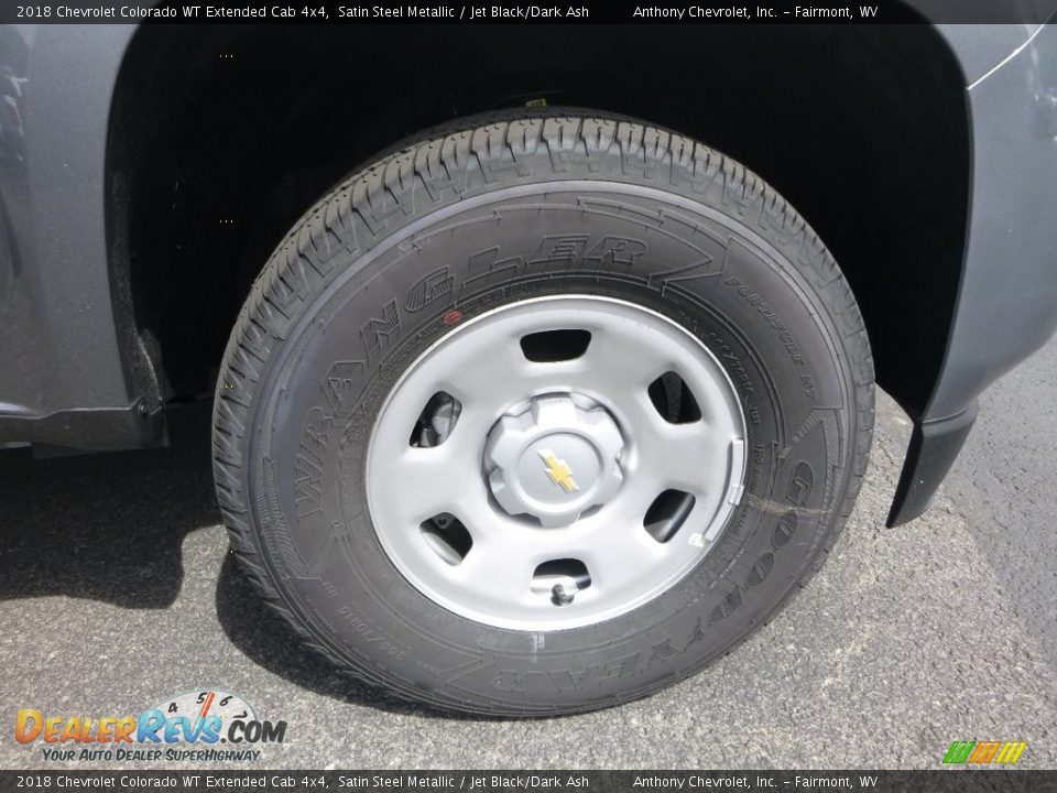 2018 Chevrolet Colorado WT Extended Cab 4x4 Satin Steel Metallic / Jet Black/Dark Ash Photo #2