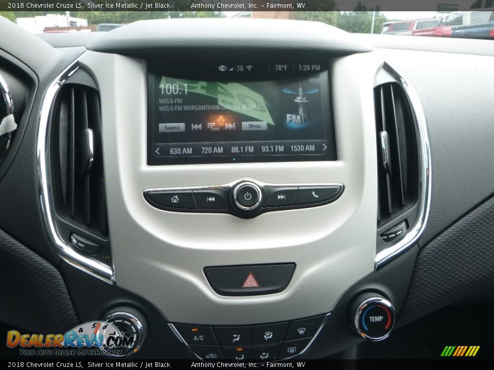 2018 Chevrolet Cruze LS Silver Ice Metallic / Jet Black Photo #18