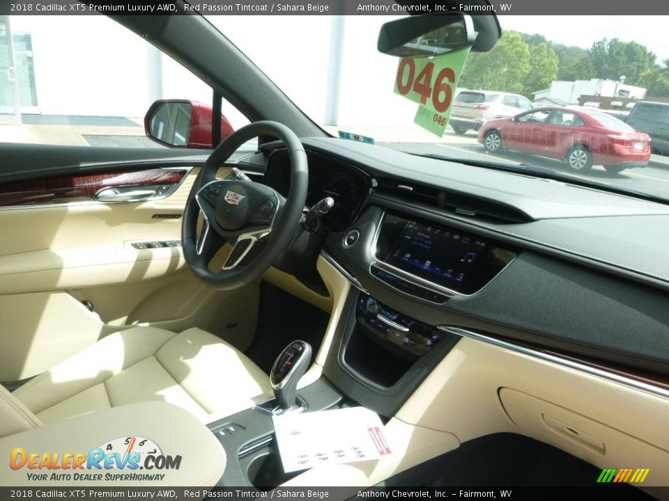 2018 Cadillac XT5 Premium Luxury AWD Red Passion Tintcoat / Sahara Beige Photo #12