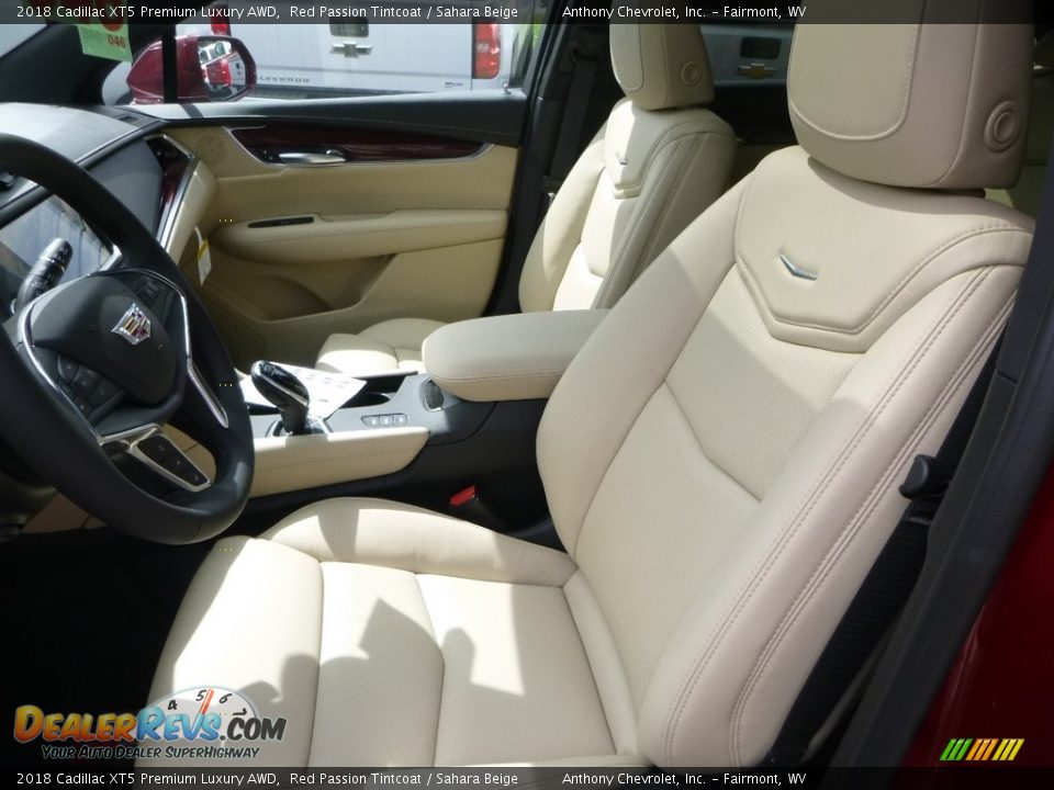 2018 Cadillac XT5 Premium Luxury AWD Red Passion Tintcoat / Sahara Beige Photo #16