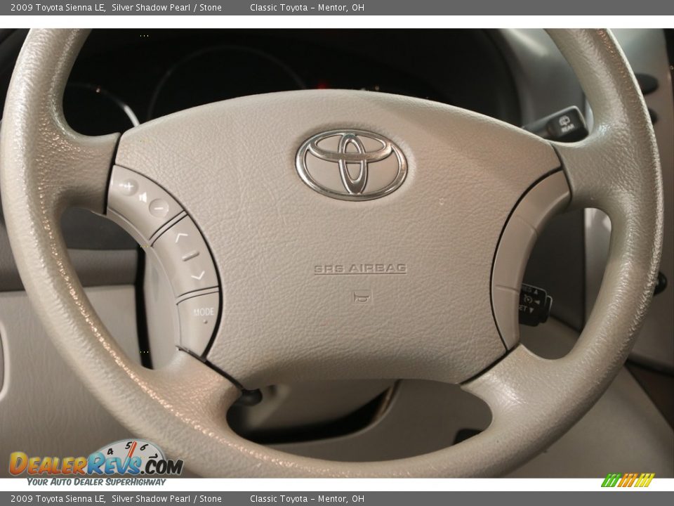 2009 Toyota Sienna LE Silver Shadow Pearl / Stone Photo #6