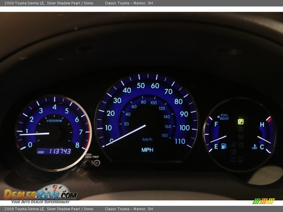 2009 Toyota Sienna LE Silver Shadow Pearl / Stone Photo #7