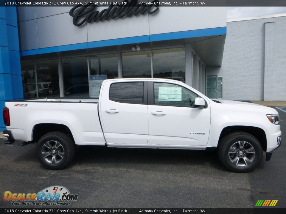2018 Chevrolet Colorado Z71 Crew Cab 4x4 Summit White / Jet Black Photo #3
