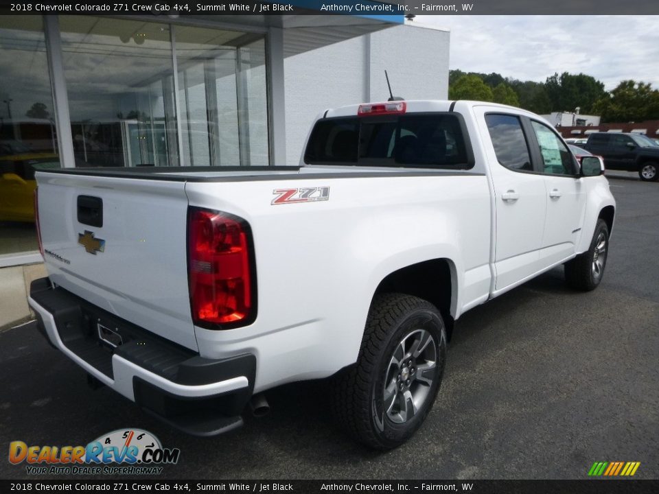 2018 Chevrolet Colorado Z71 Crew Cab 4x4 Summit White / Jet Black Photo #4