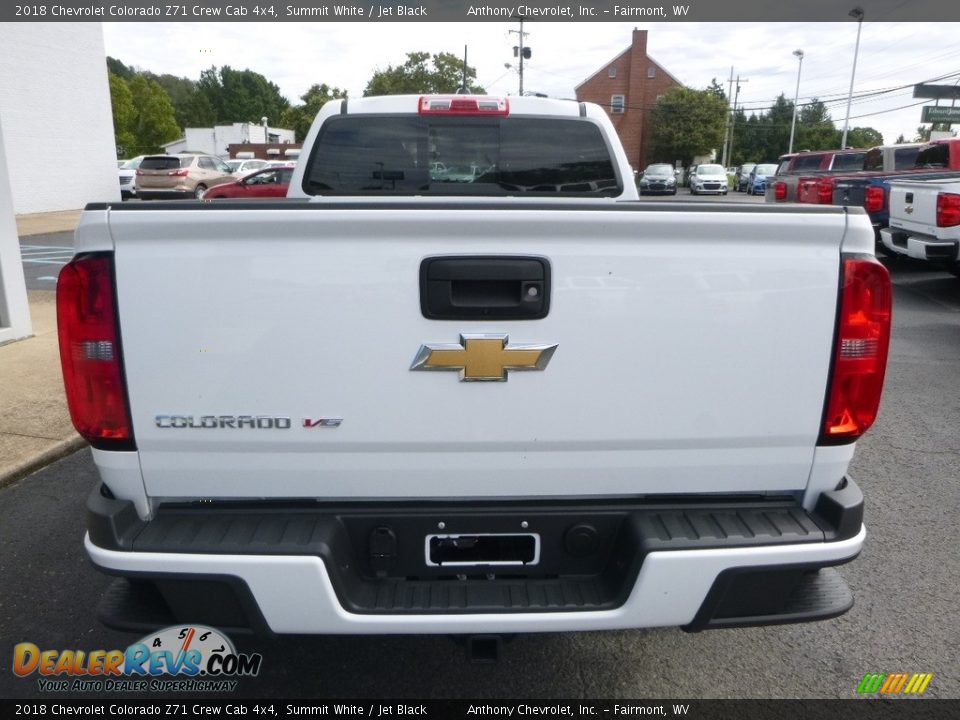 2018 Chevrolet Colorado Z71 Crew Cab 4x4 Summit White / Jet Black Photo #5