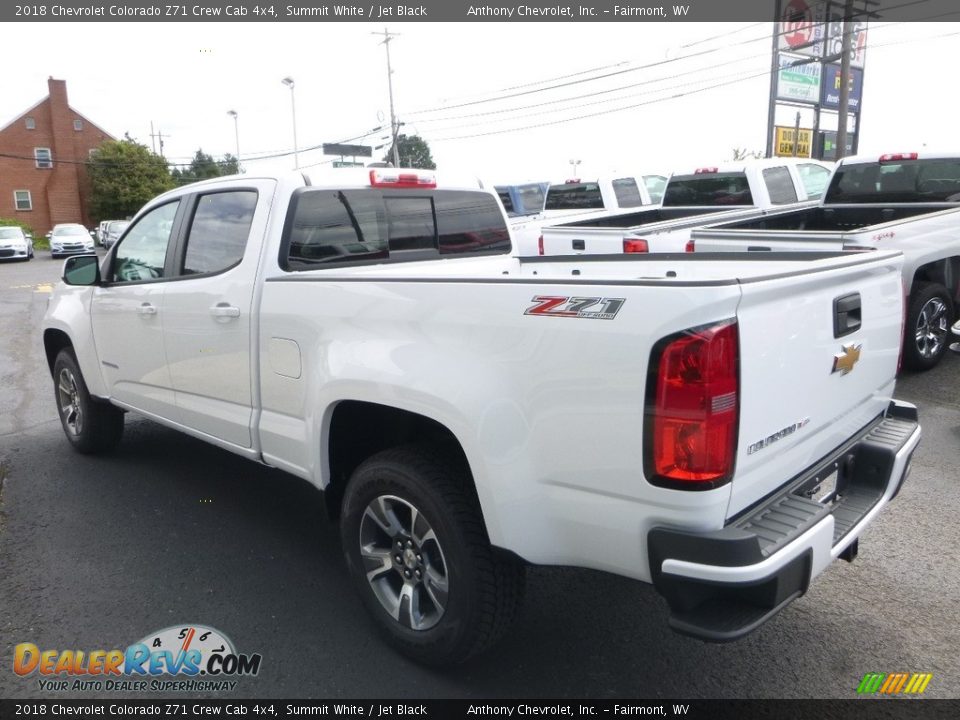 2018 Chevrolet Colorado Z71 Crew Cab 4x4 Summit White / Jet Black Photo #6