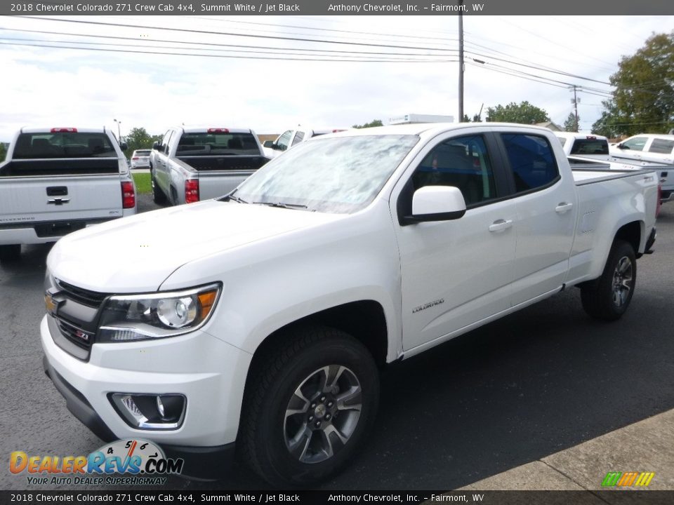2018 Chevrolet Colorado Z71 Crew Cab 4x4 Summit White / Jet Black Photo #7