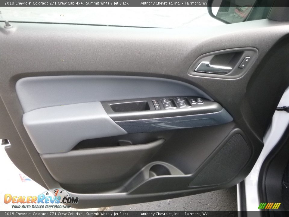 2018 Chevrolet Colorado Z71 Crew Cab 4x4 Summit White / Jet Black Photo #13