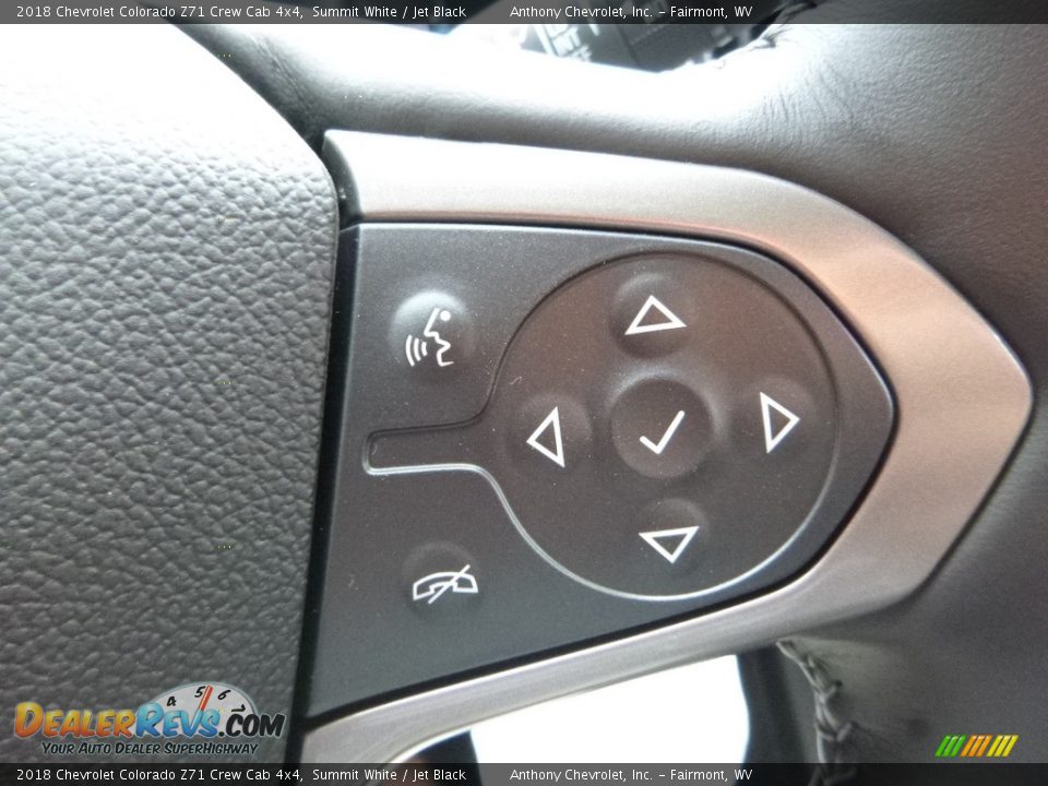 2018 Chevrolet Colorado Z71 Crew Cab 4x4 Summit White / Jet Black Photo #19