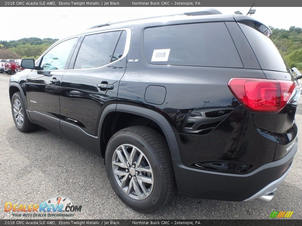 2018 GMC Acadia SLE AWD Ebony Twilight Metallic / Jet Black Photo #8
