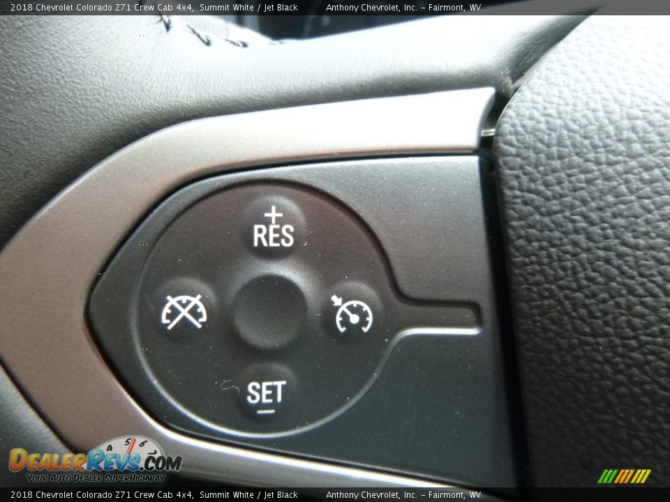 2018 Chevrolet Colorado Z71 Crew Cab 4x4 Summit White / Jet Black Photo #20