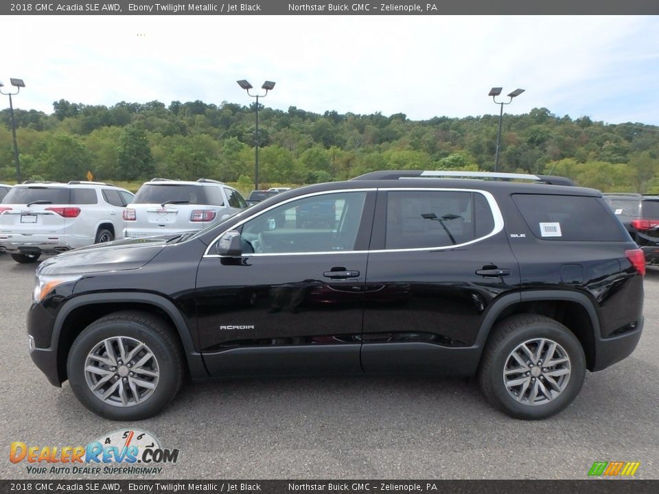 2018 GMC Acadia SLE AWD Ebony Twilight Metallic / Jet Black Photo #9