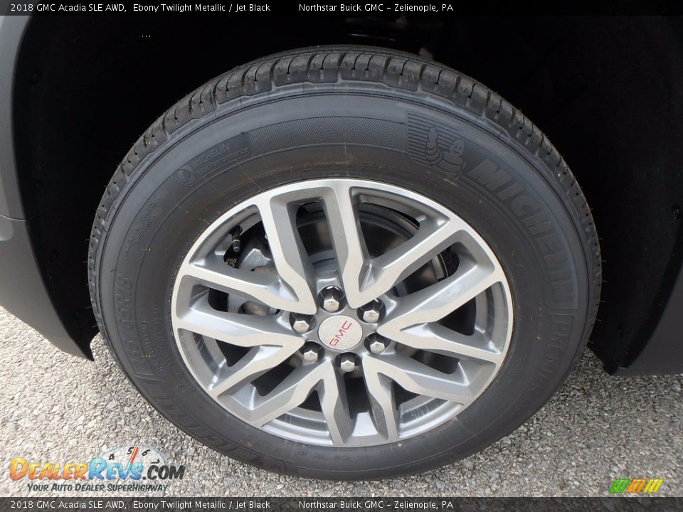 2018 GMC Acadia SLE AWD Ebony Twilight Metallic / Jet Black Photo #10