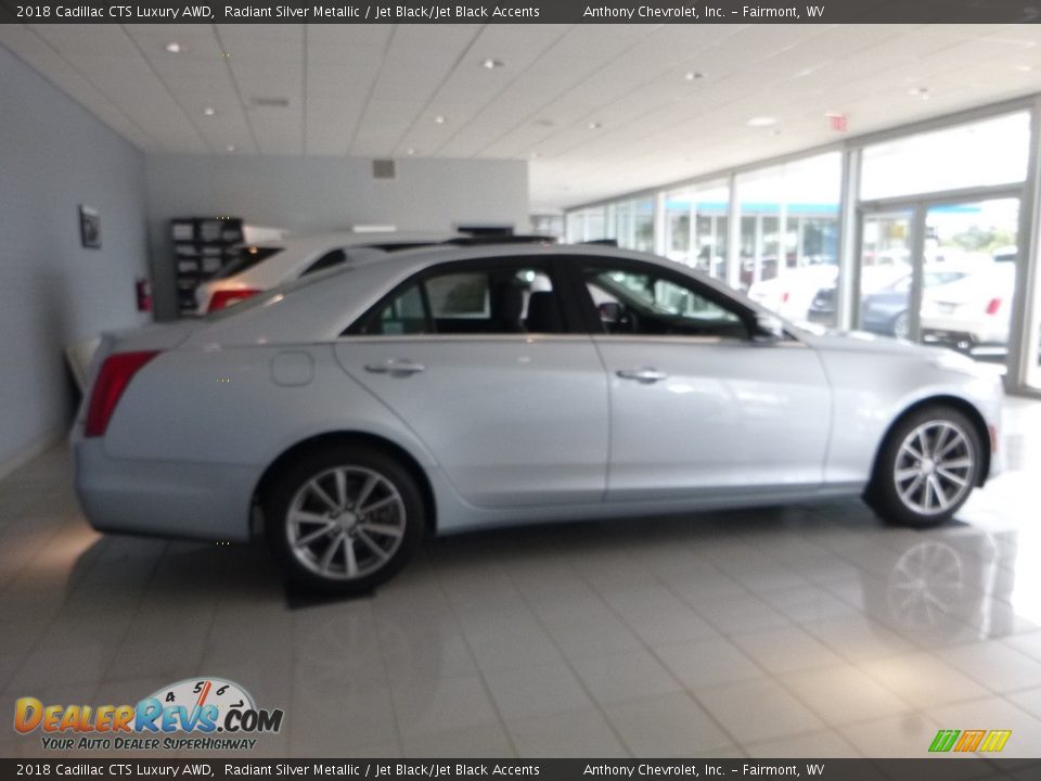 2018 Cadillac CTS Luxury AWD Radiant Silver Metallic / Jet Black/Jet Black Accents Photo #3