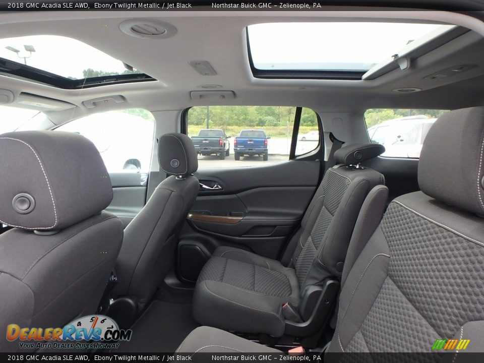 2018 GMC Acadia SLE AWD Ebony Twilight Metallic / Jet Black Photo #12