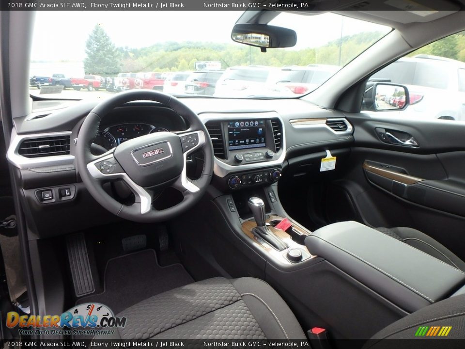 2018 GMC Acadia SLE AWD Ebony Twilight Metallic / Jet Black Photo #13