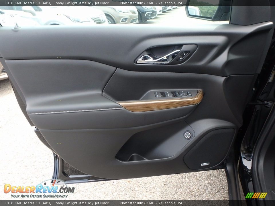 2018 GMC Acadia SLE AWD Ebony Twilight Metallic / Jet Black Photo #14