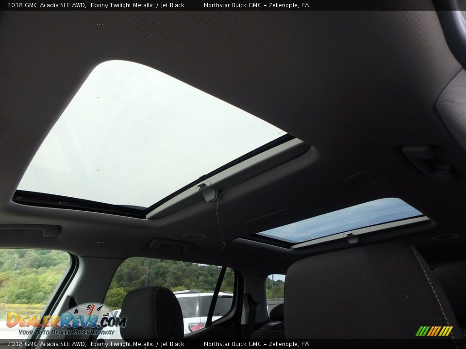 2018 GMC Acadia SLE AWD Ebony Twilight Metallic / Jet Black Photo #16