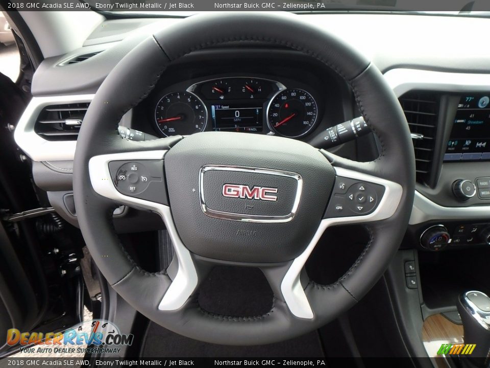 2018 GMC Acadia SLE AWD Ebony Twilight Metallic / Jet Black Photo #17