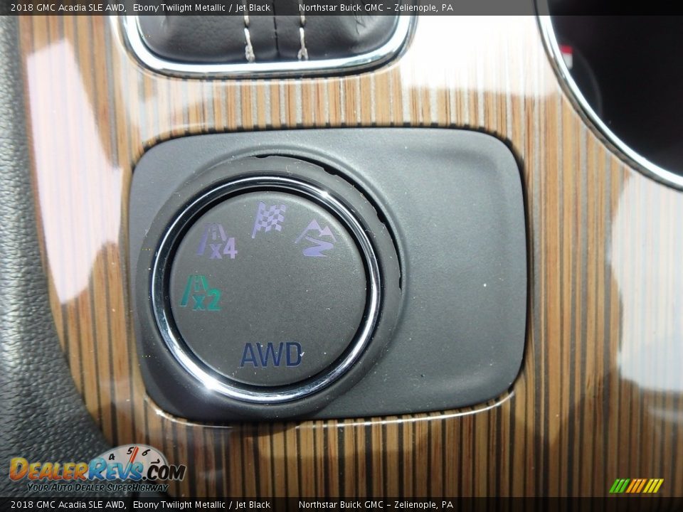 2018 GMC Acadia SLE AWD Ebony Twilight Metallic / Jet Black Photo #18