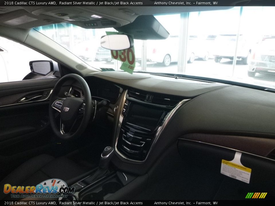2018 Cadillac CTS Luxury AWD Radiant Silver Metallic / Jet Black/Jet Black Accents Photo #11