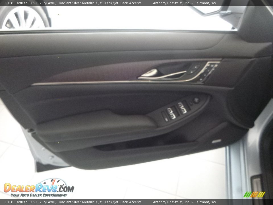 2018 Cadillac CTS Luxury AWD Radiant Silver Metallic / Jet Black/Jet Black Accents Photo #13