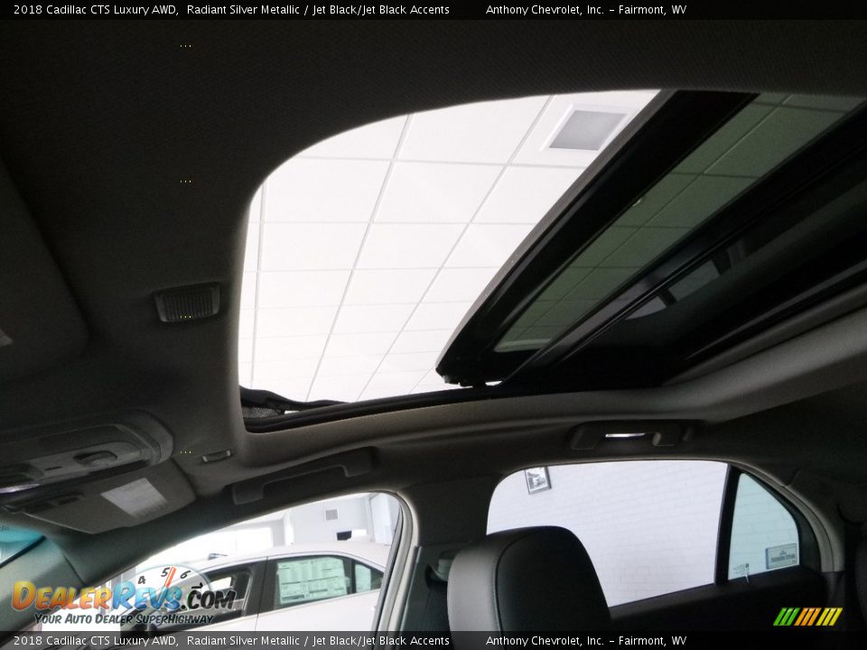 2018 Cadillac CTS Luxury AWD Radiant Silver Metallic / Jet Black/Jet Black Accents Photo #16