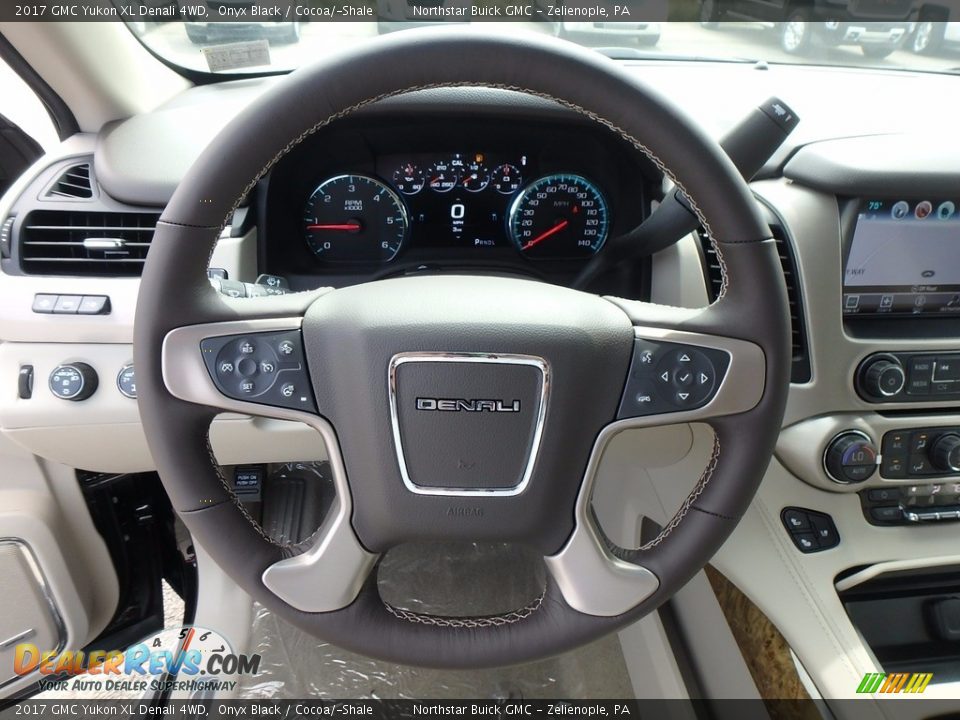 2017 GMC Yukon XL Denali 4WD Steering Wheel Photo #19