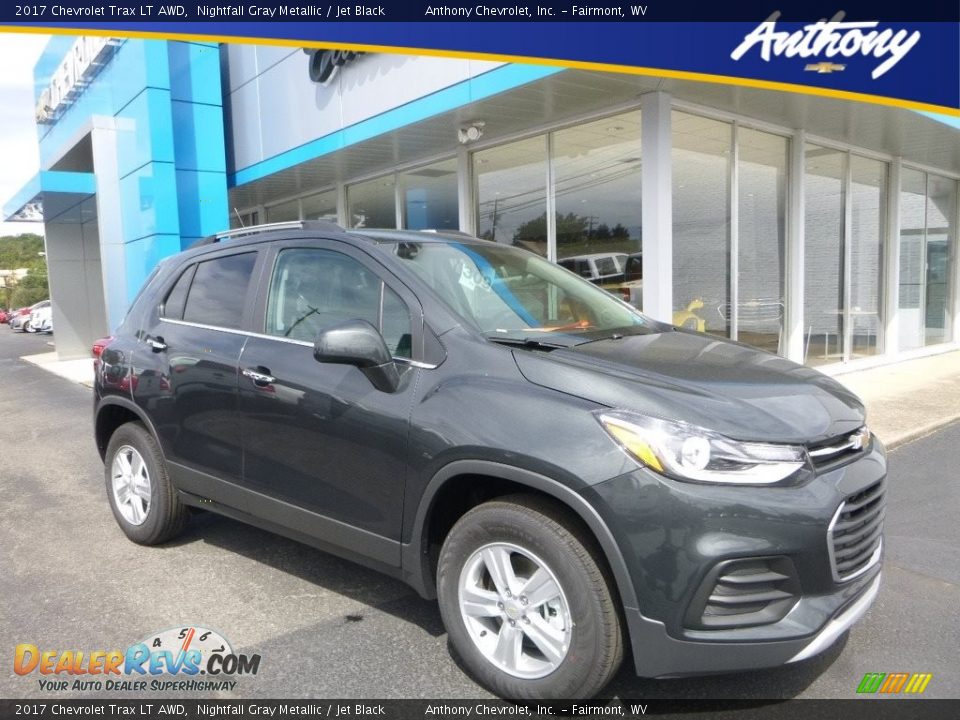 2017 Chevrolet Trax LT AWD Nightfall Gray Metallic / Jet Black Photo #1