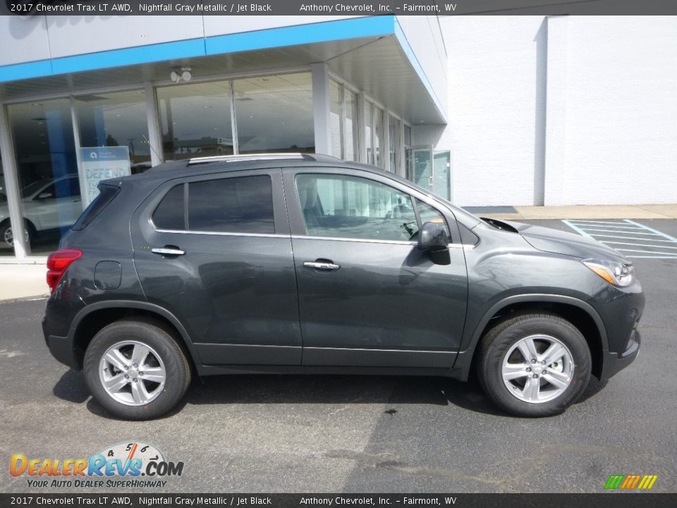 2017 Chevrolet Trax LT AWD Nightfall Gray Metallic / Jet Black Photo #3