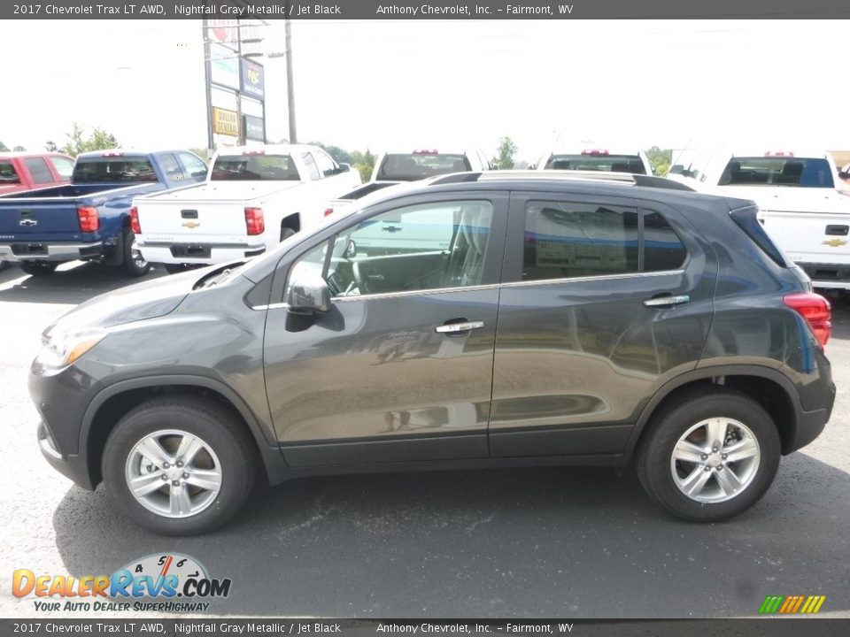 2017 Chevrolet Trax LT AWD Nightfall Gray Metallic / Jet Black Photo #7