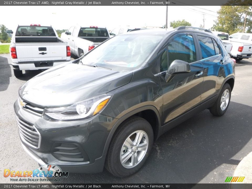 2017 Chevrolet Trax LT AWD Nightfall Gray Metallic / Jet Black Photo #8