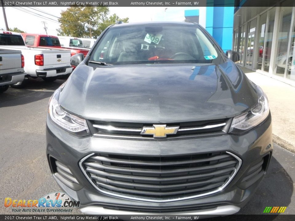 2017 Chevrolet Trax LT AWD Nightfall Gray Metallic / Jet Black Photo #9