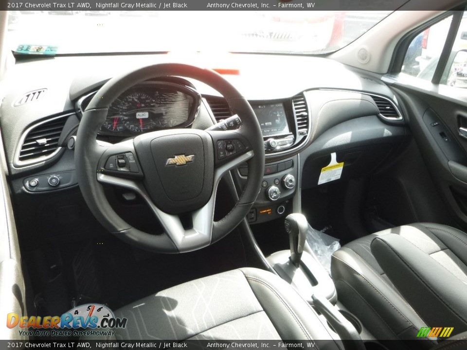 2017 Chevrolet Trax LT AWD Nightfall Gray Metallic / Jet Black Photo #15