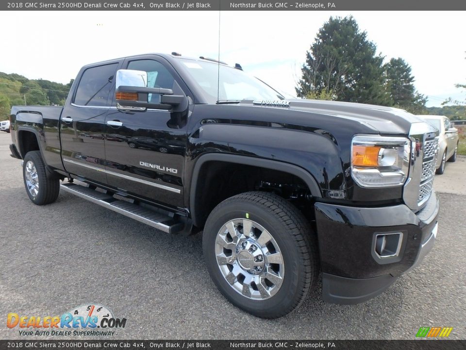 Onyx Black 2018 GMC Sierra 2500HD Denali Crew Cab 4x4 Photo #3