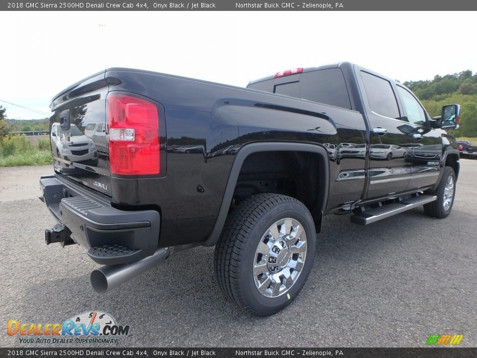 2018 GMC Sierra 2500HD Denali Crew Cab 4x4 Onyx Black / Jet Black Photo #5