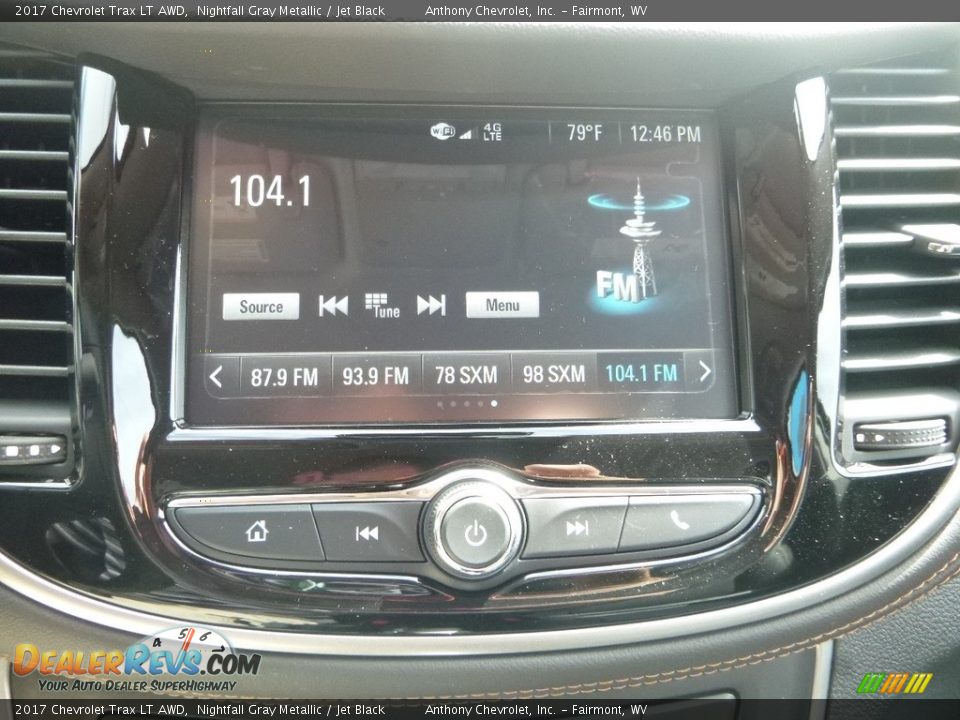2017 Chevrolet Trax LT AWD Nightfall Gray Metallic / Jet Black Photo #19