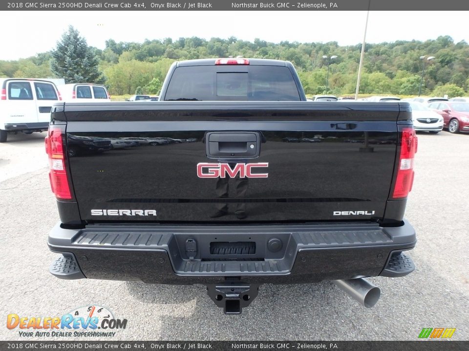 2018 GMC Sierra 2500HD Denali Crew Cab 4x4 Onyx Black / Jet Black Photo #6