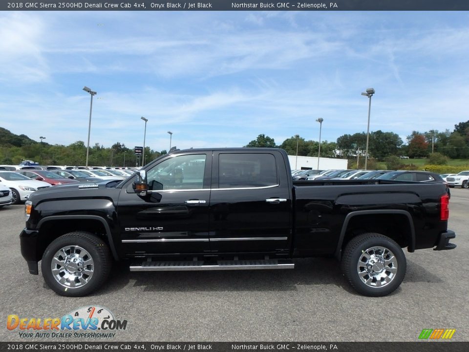 2018 GMC Sierra 2500HD Denali Crew Cab 4x4 Onyx Black / Jet Black Photo #8