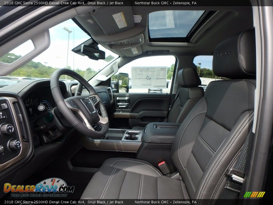 Front Seat of 2018 GMC Sierra 2500HD Denali Crew Cab 4x4 Photo #10
