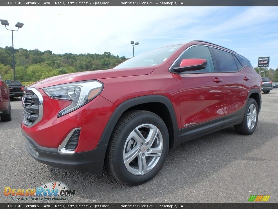 2018 GMC Terrain SLE AWD Red Quartz Tintcoat / ­Jet Black Photo #1