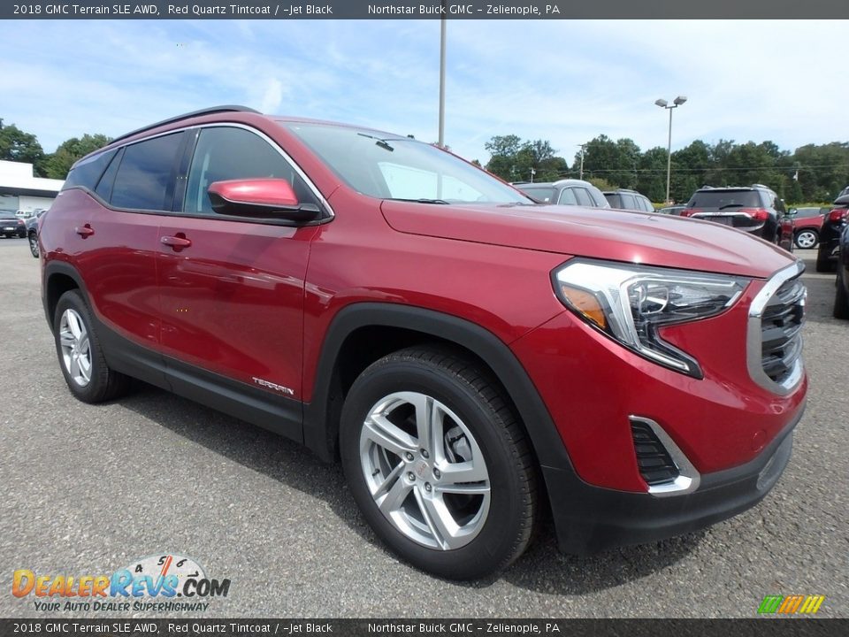 2018 GMC Terrain SLE AWD Red Quartz Tintcoat / ­Jet Black Photo #3