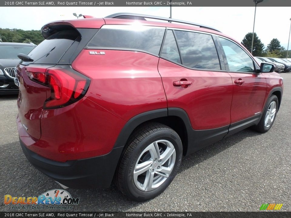 2018 GMC Terrain SLE AWD Red Quartz Tintcoat / ­Jet Black Photo #5