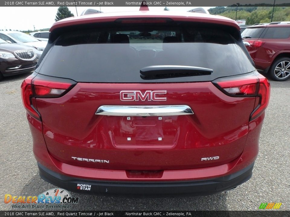 2018 GMC Terrain SLE AWD Red Quartz Tintcoat / ­Jet Black Photo #6