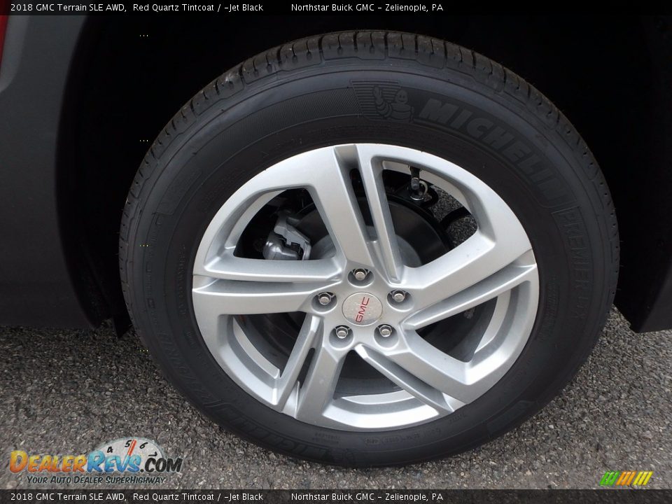 2018 GMC Terrain SLE AWD Red Quartz Tintcoat / ­Jet Black Photo #10